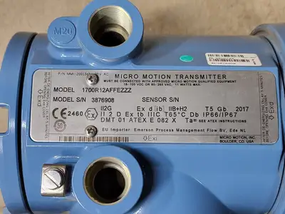 NEW MICRO MOTION INC 1700R12AFFEZZZ