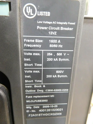 Used Siemens WLF2A316 Circuit Breakers Ohio US | Equipment Recovery Corp. #1330590