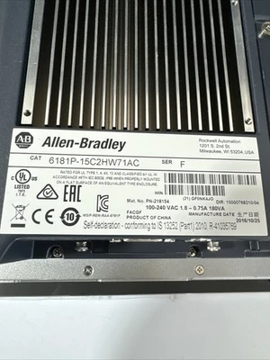 NEW Allen-Bradley 6181P-15C2HW71AC
