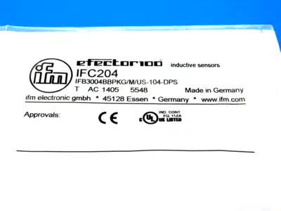NEW IFM EFECTOR IFB3004BBPKG/M/US-104-DPS-IFC204 INDUCTIVE SENSOR IFC204