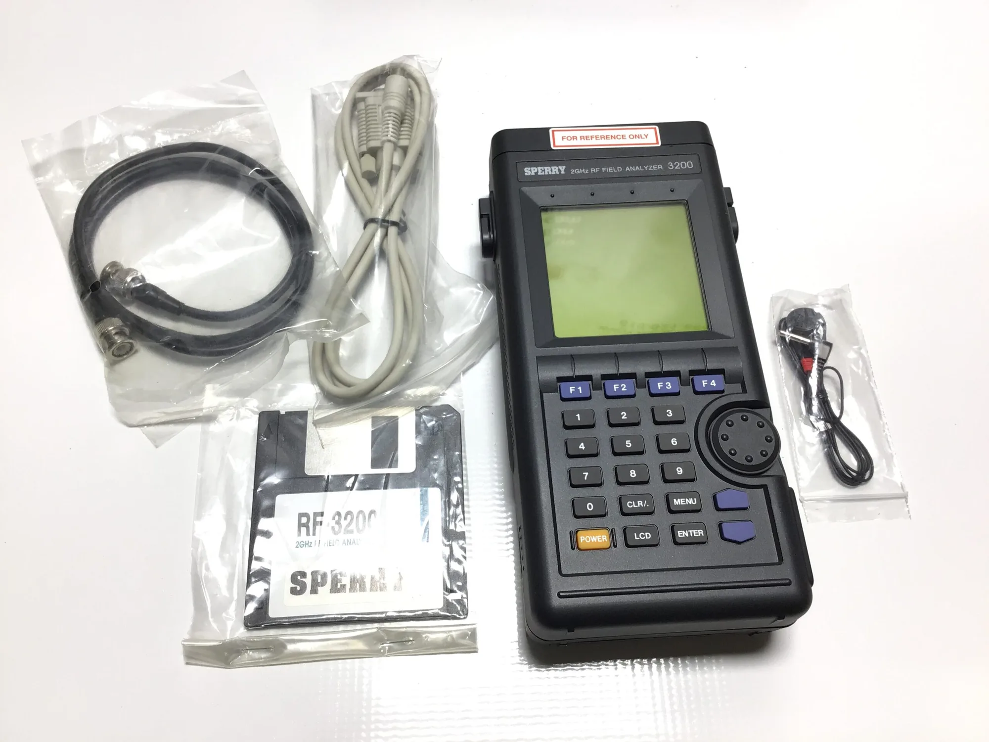 Sperry RF3200 2GHz RF Field Signal Analyzer w/ Cables & Software