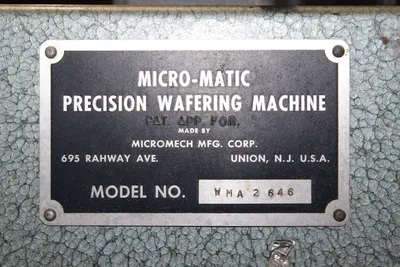 USED MICRO-MATIC WMSA 2646