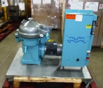 Alfa-Laval WSB 104B-34-60 clarifier skid, 316SS.