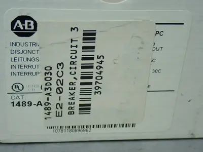 New | in-Stock ALLENBRADLEY 1489AAHH3 Circuit Breakers Ohio US | HGR 24 #912951