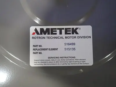 Ametek Filter Silencer