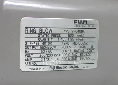 USED FUJI ELECTRIC VFC406A