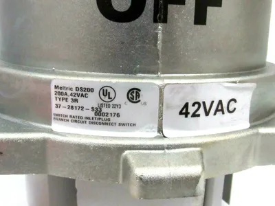 NEW MELTRIC 37-28172-S33 DS200 INLET PLUG 3728172S33