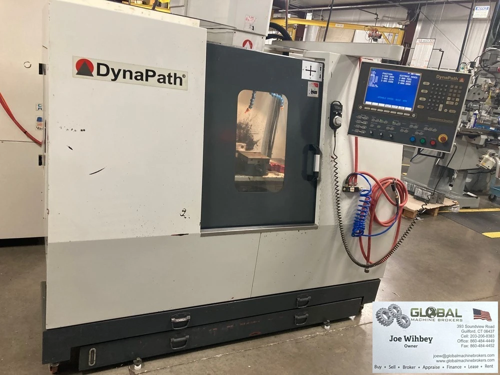 DYNAPATH V3AC Vertical Machining Center w/10 Station Turret Cat 40 G-Code