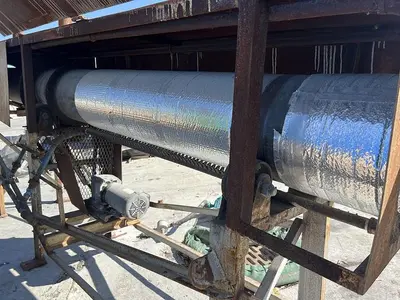 Dryer, Rotary, 13" x 195", Carbon Steel, Indirect Fired # 5991342