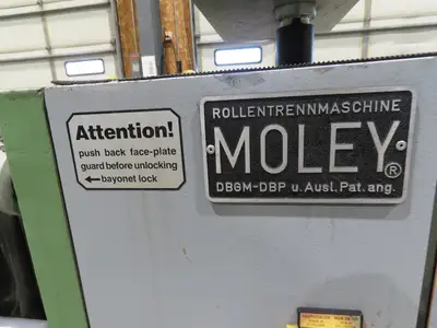 Hillesheimer Moley M1600 Automatic Roll Cutting Slitting Machine *Needs Repair