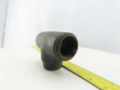 1-1/2" x 1-1/4" x 1-1/2" Butt Weld Seamless Pipe Fitting Reducer TEE