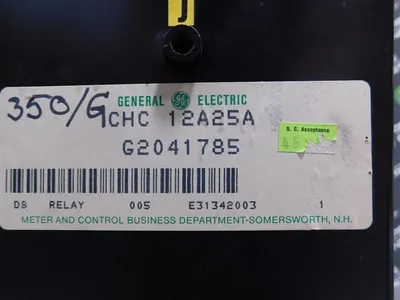USED GENERAL ELECTRIC 12CHC12A25A