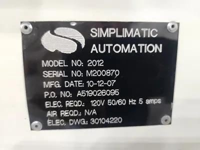 2007 Simplimatic Automation 2012 Conveyor | Tekmart International Inc. (9)