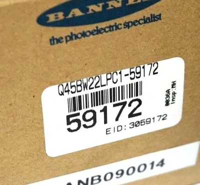 NEW BANNER Q45BW22LPC1-59172 LOGIC MODULE AND BRACKET 59172, Q45BW22LPC159172
