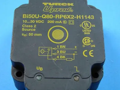 USED TURCK ELEKTRONIK BI50U-Q80-RP6X2-H1143
