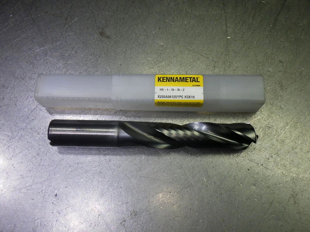 Kennametal 13/16" Coolant Thru 3xD Carbide Drill K255A08125YPC KCK10 (LOC2289)