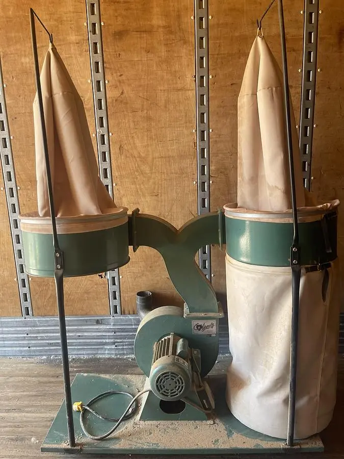 GRIZZLY 3HP DOUBLE-BAG DUST-COLLECTOR