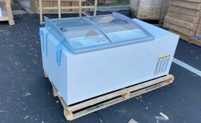 171-0355 6 Pan Countertop Self Contained Ice Cream Gelato Freezer