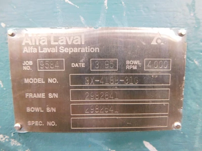 Used ALFA LAVAL NA Decanter Centrifuges Ohio US | Equipment Recovery Corp. #1331373