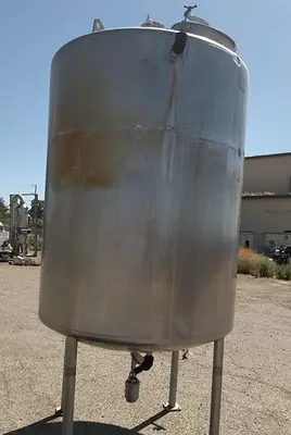 Tank, 850 Gallon, Stainless Steel, Jacketed, Agitated, CE Howard - #S745268