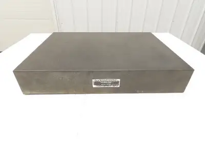 Standridge Granite Surface Inspection Plate 18 x 24 x 4" Grade A