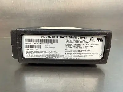 Mds 9710 HL Data Transceiver 9710AXN1B11C00FFA Rev. N (9.3.5)