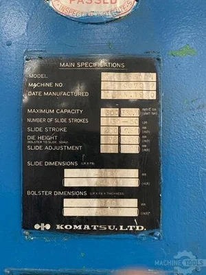 USED 1980 KOMATSU E2P 300