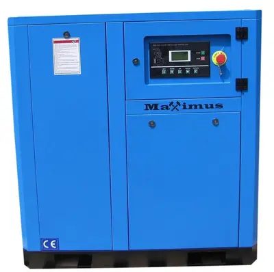 2025 Maximus 15 HP 63 CFM Direct Drive Rotary Screw Air Compressor 230V 3 Phase