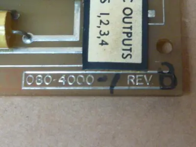 USED SCI 080-4000-1 REV B