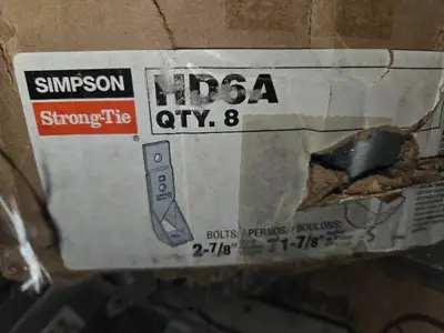 Misc Lot of Speed Crete, Sinker nails, LB210 Hangers