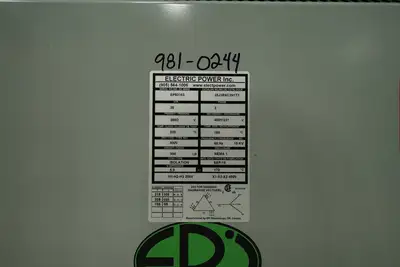 35 KVA - 208D To 400Y/231V 3 Phase Isolation Transformer
