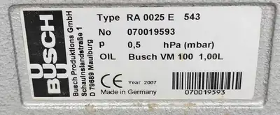 USED 2007 BUSCH GMBH RA 0025E 543