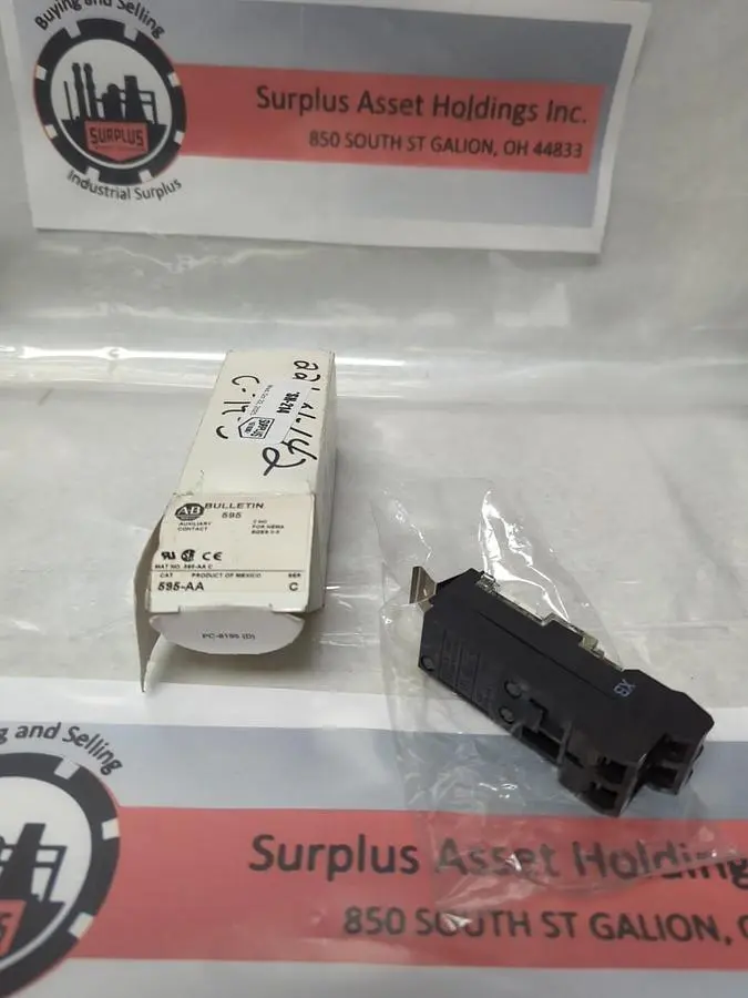 New | in-Stock ALLEN-BRADLEY 595-AA Miscellaneous Equipment (Electrical & Power) Ohio US | Surplus Asset Holdings #1209880