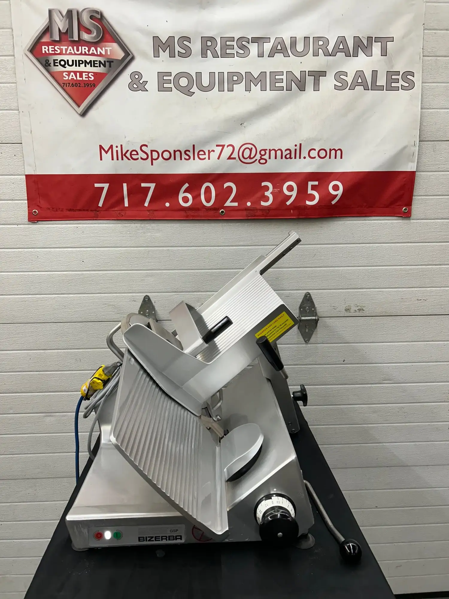 Bizerba GSPH 2012 Manual Slicer Fully Refurbished Tested and Working