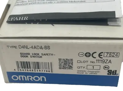 NEW OMRON D4NL-4ADA-BS GUARD LOCK SAFETY DOOR SWITCH D4NL4ADABS