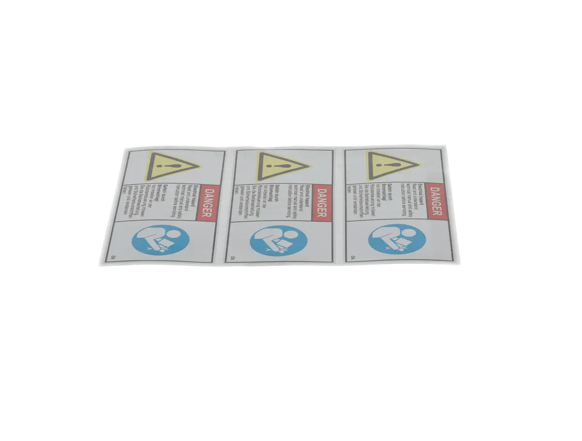 KUKA Warning sign KRC2-05 language DE