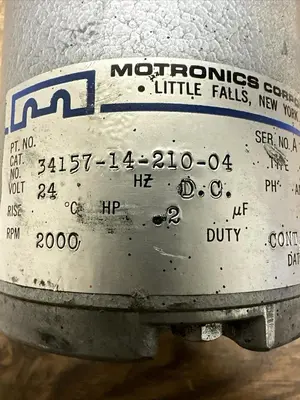 New | in-Stock MOTRONICS 34157-14-210-04 D.C. Motors Ohio US | Surplus Asset Holdings #1204555