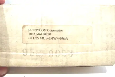 NEW SENSYCON 18321-0-1001200 P/I-CONVERTER TE PI 11 1832101001200