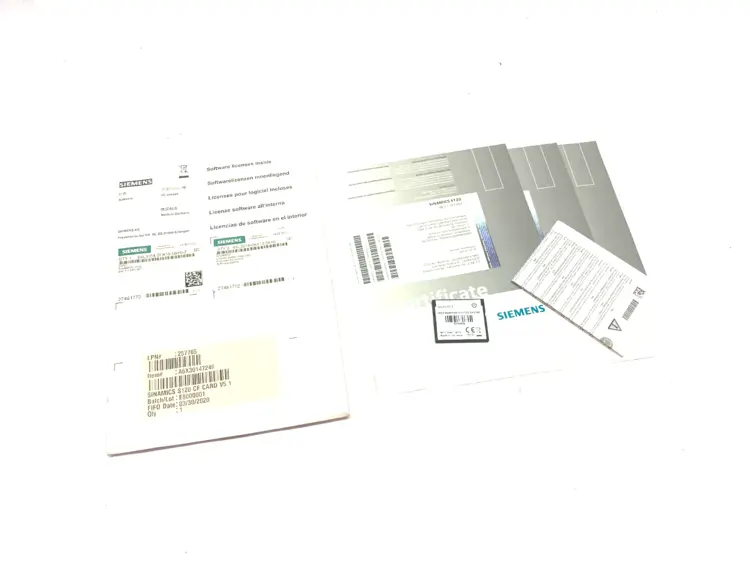Used SIEMENS SINAMICS S120 COMPACTFLASH CARD V5.1 SP1 Misc Industrial Equipment | Maverick Industrial Sales #1113020