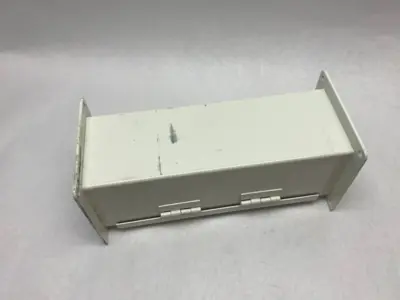 USED HOFFMAN NVENT HINGED COVER WIREWAY SECTION 4 X 4 X 12" PAINTED WHITE