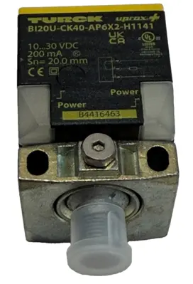 NEW TURCK BI20U-CK40-AP6X2-H1141 INDUCTIVE PROXIMITY SENSOR 10-30VDC