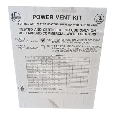 New | in-Stock Rheem 14-2004 Water Heaters Saskatchewan CA | Tools of Industry #1519192