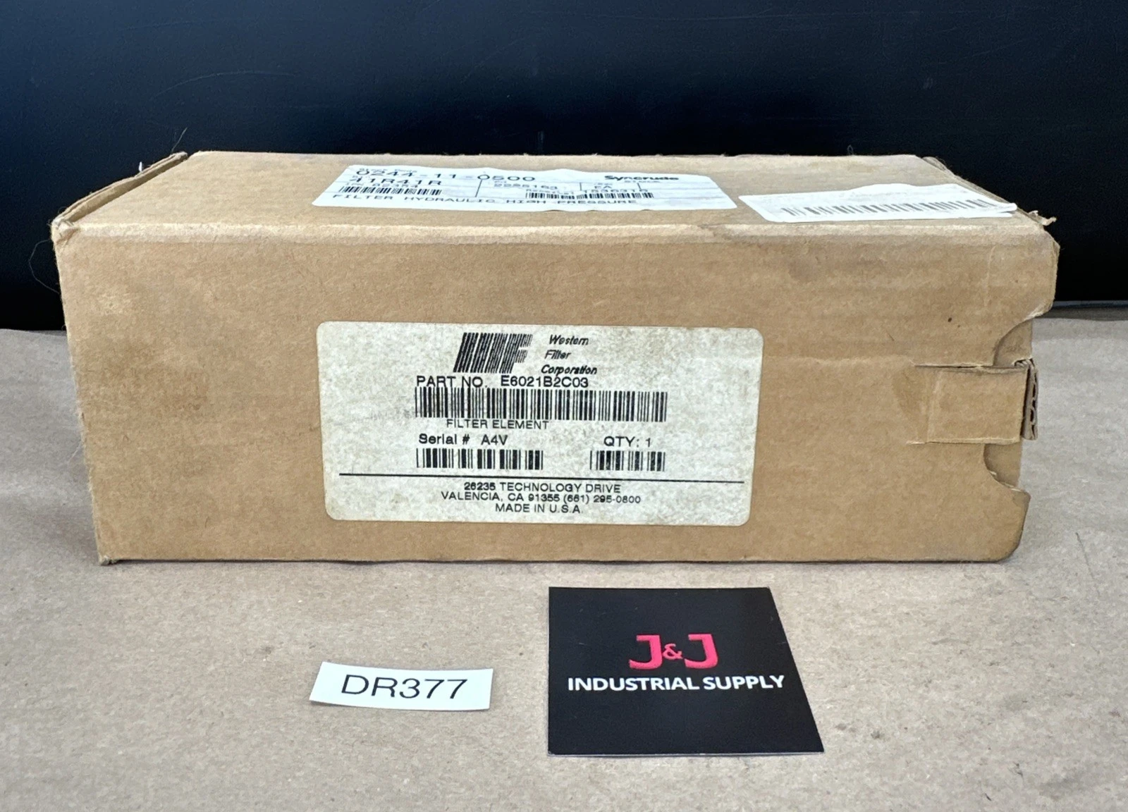 New | in-Stock WESTERN FILTER E6021B2C03 Cartridge Filters Indiana US | J&J Industrial Supply #1208959