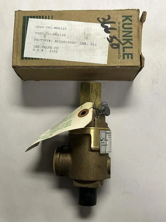 Used KUNKLE 0020-C01-MG0125 Pump & Valve Parts Ohio US | Surplus Asset Holdings #1242737