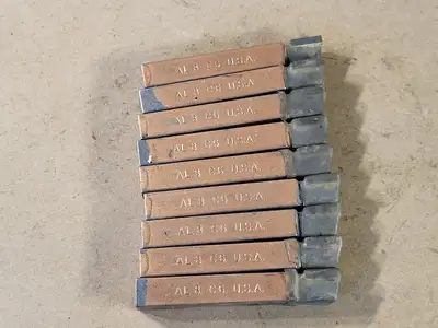 Carbide Tool Bit AL8 C6 (Bag of 9)