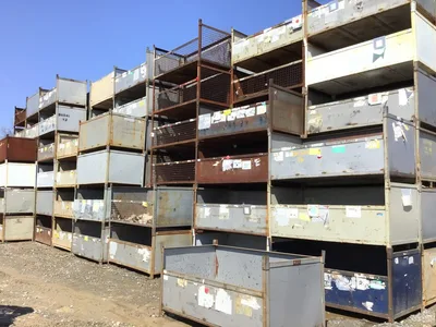 Steel Storage Bins Stackable Parts Bin 56 cu ft cap.