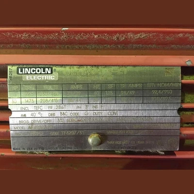 Lincoln 30 hp Electric Motor
