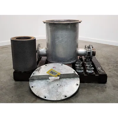 Used 5" Aluminum In Line Absolute Air Filter