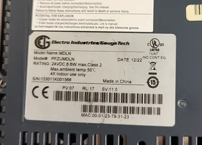 Electro Industries PFZUMDLN Display 5.8" Touch Screen Display(BIN 4.5.4)