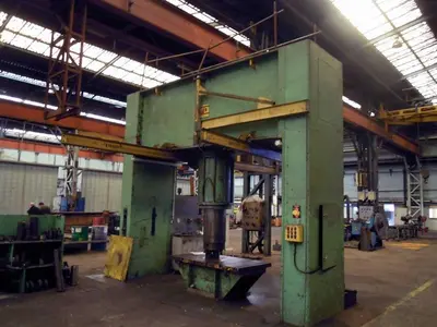 USED LVD 600 TON DISH END FORMING PRESS